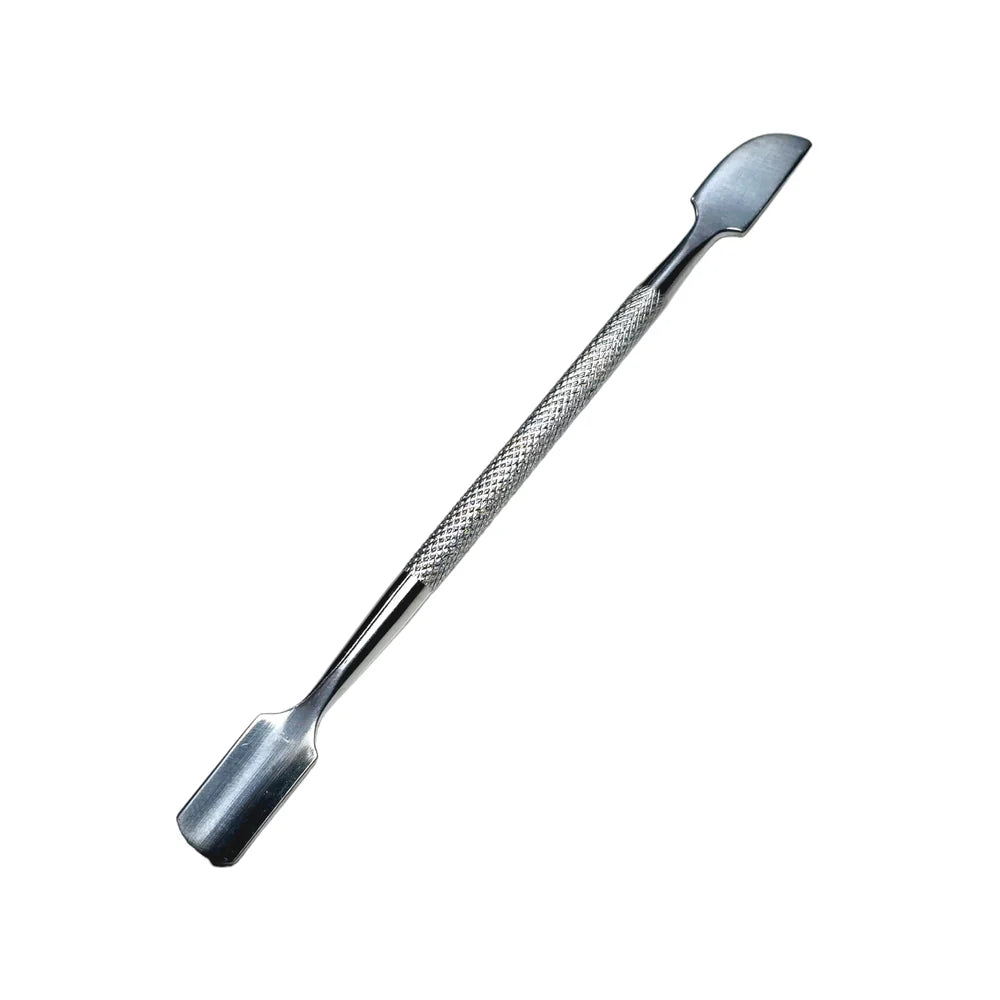 Instrument dublu pentru manichiură, dimensiune mare, culoarea argintiu