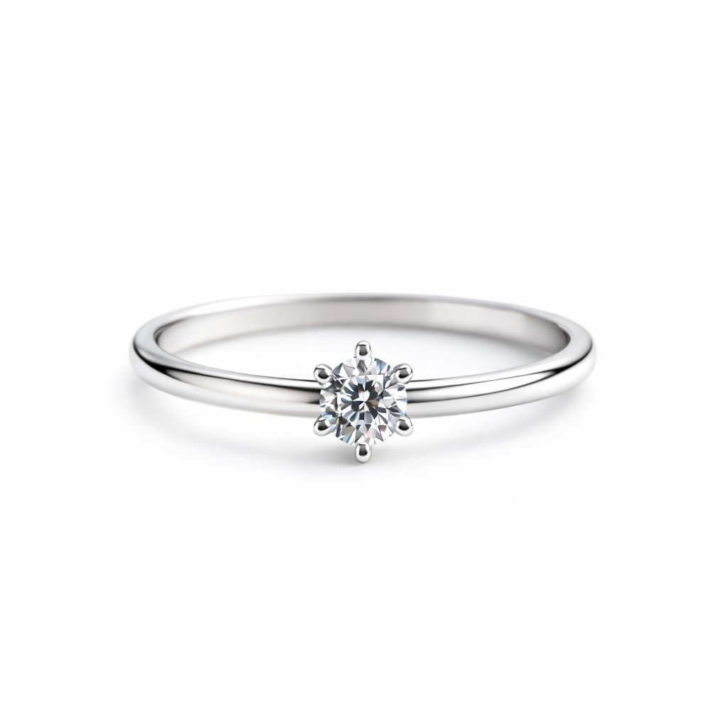 Inel din argint 925 „starlight solitaire”, COD I250, mărime 5