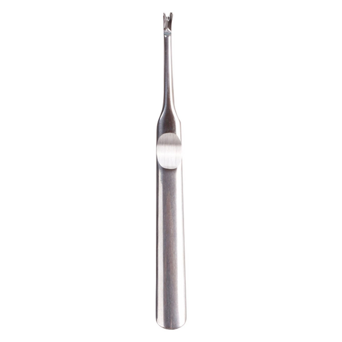 Instrument metalic pentru tăiat cuticule, dimensiune mică, culoare argintiu