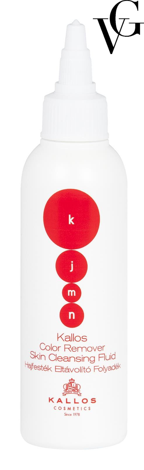 Lichid pentru îndepărtarea vopselei de pe piele, 100 ml, Kallos