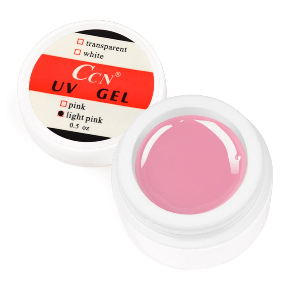 Gel de construcție unghii UV, Roz deschis, 15 ml, CCN