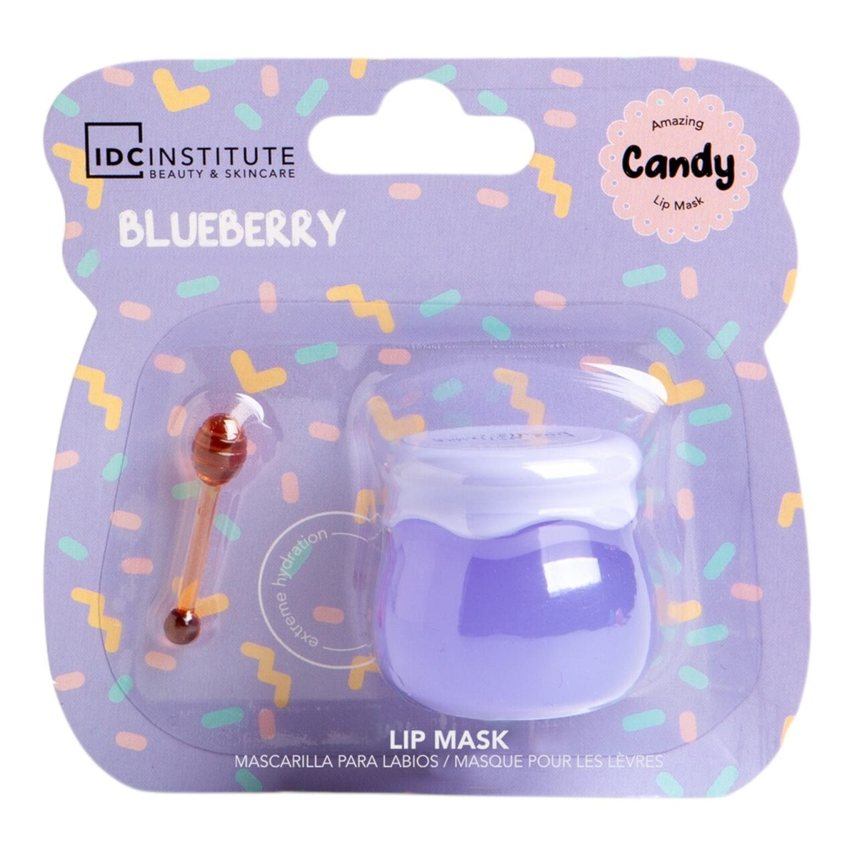 Mască de buze cu aromă de afine Candy, 6 gr, IDC Institute