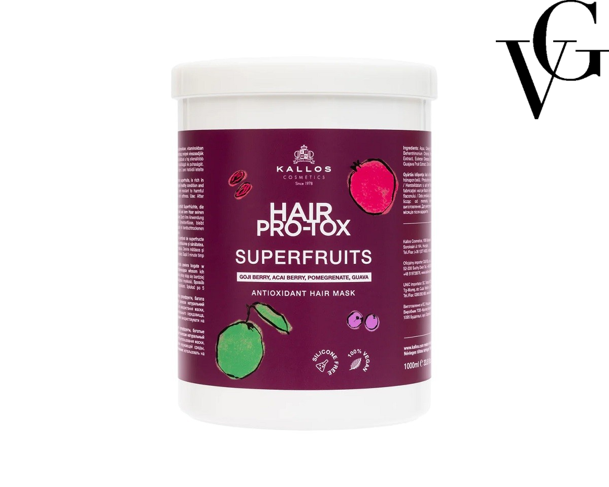 Mască de păr Pro-Tox Superfruits, 1000 ml, Kallos