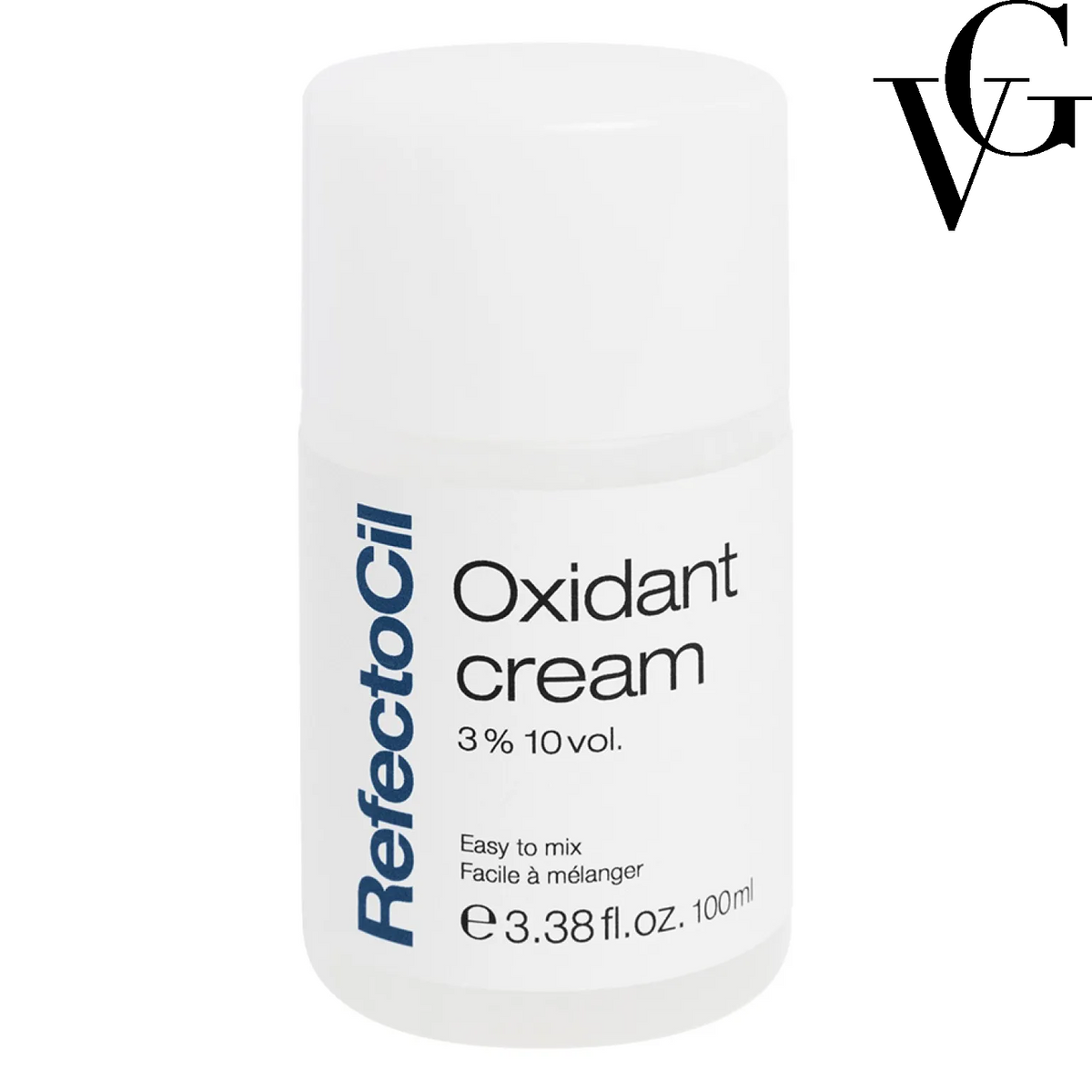 Oxidant cremă pentru vopsirea genelor și sprâncenelor 3% 10 vol., 100 ml, RefectoCil