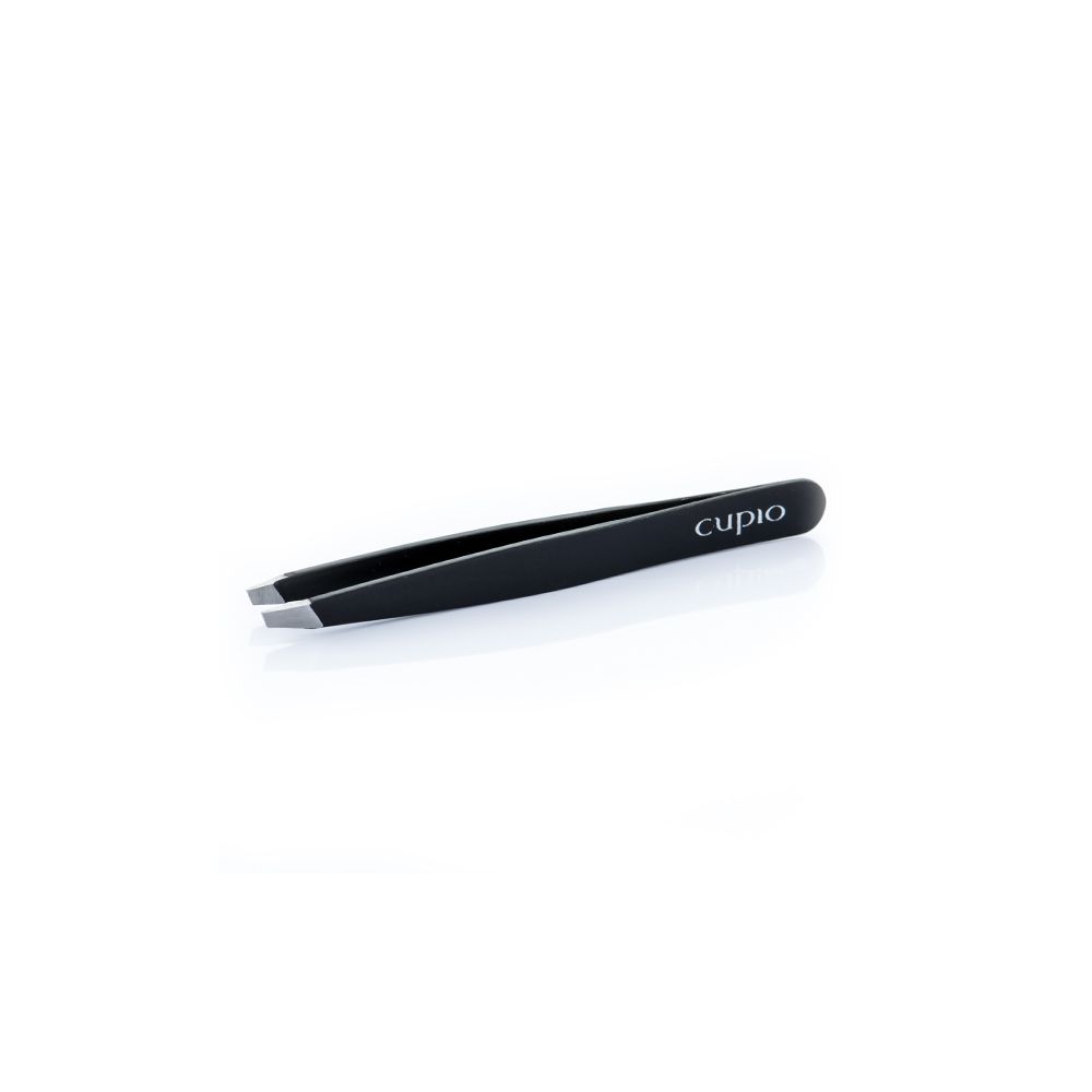 Pensetă profesională pentru sprâncene, culoare negru, Cupio