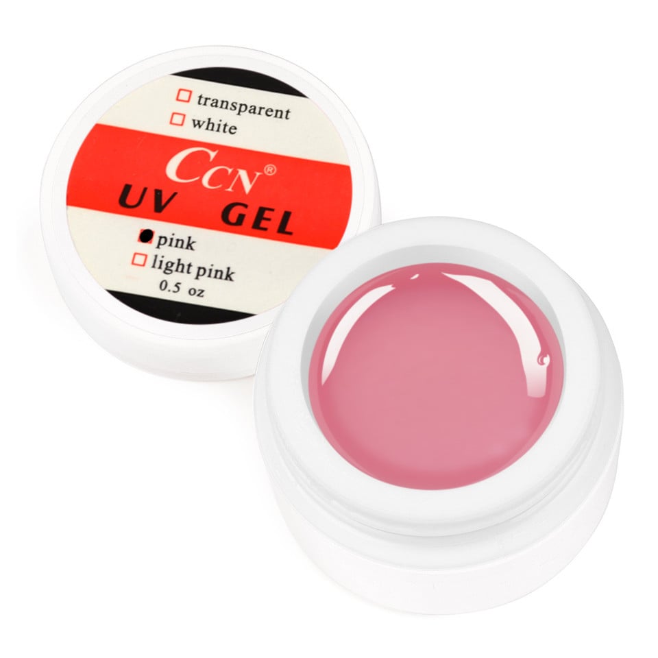 Gel de construcție unghii UV, Roz, 15 ml, CCN