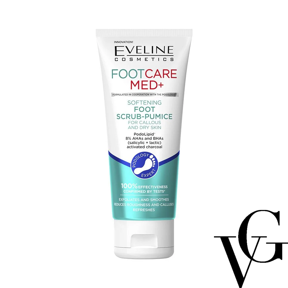 Exfoliant pentru picioare, 100 ml, Eveline Cosmetics