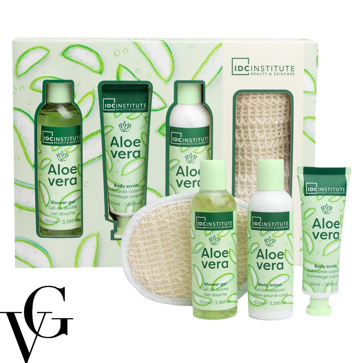 Set de îngrijire personală Aloe Vera, 250 ml, IDC Institute