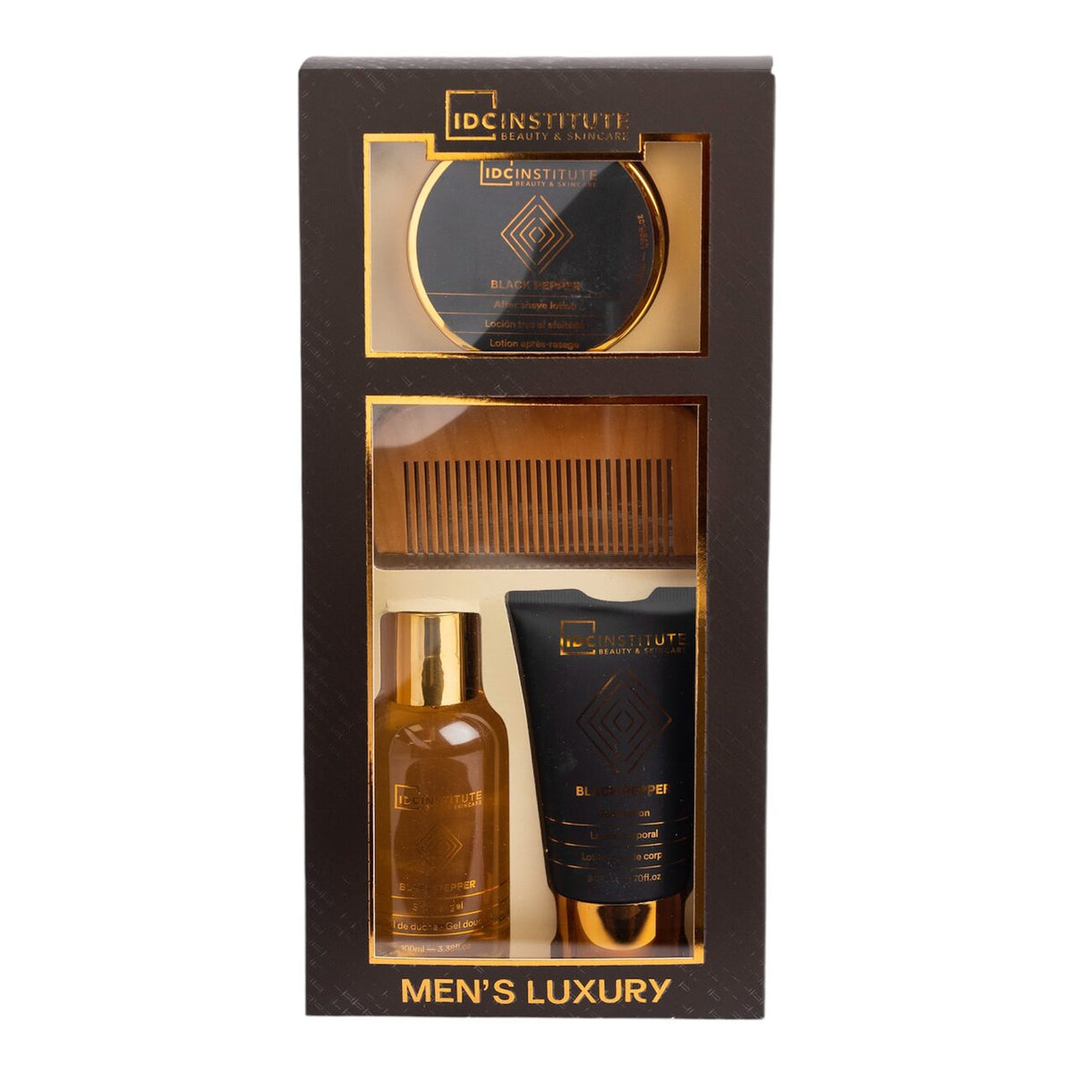 Set de îngrijire personală pentru bărbați Men's Luxury, 230 ml, IDC Institute