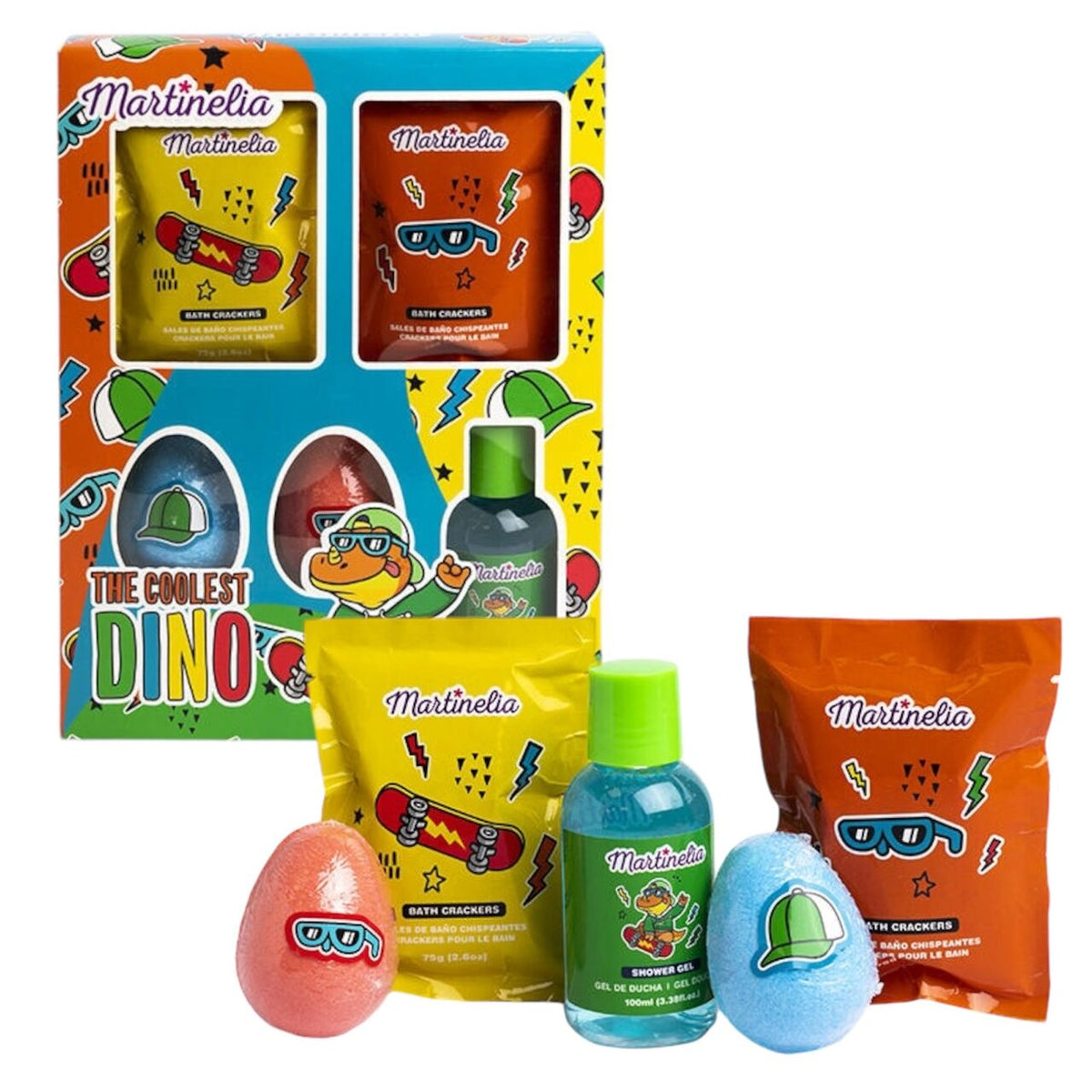Set de baie pentru copii Coolest Dino, Martinelia