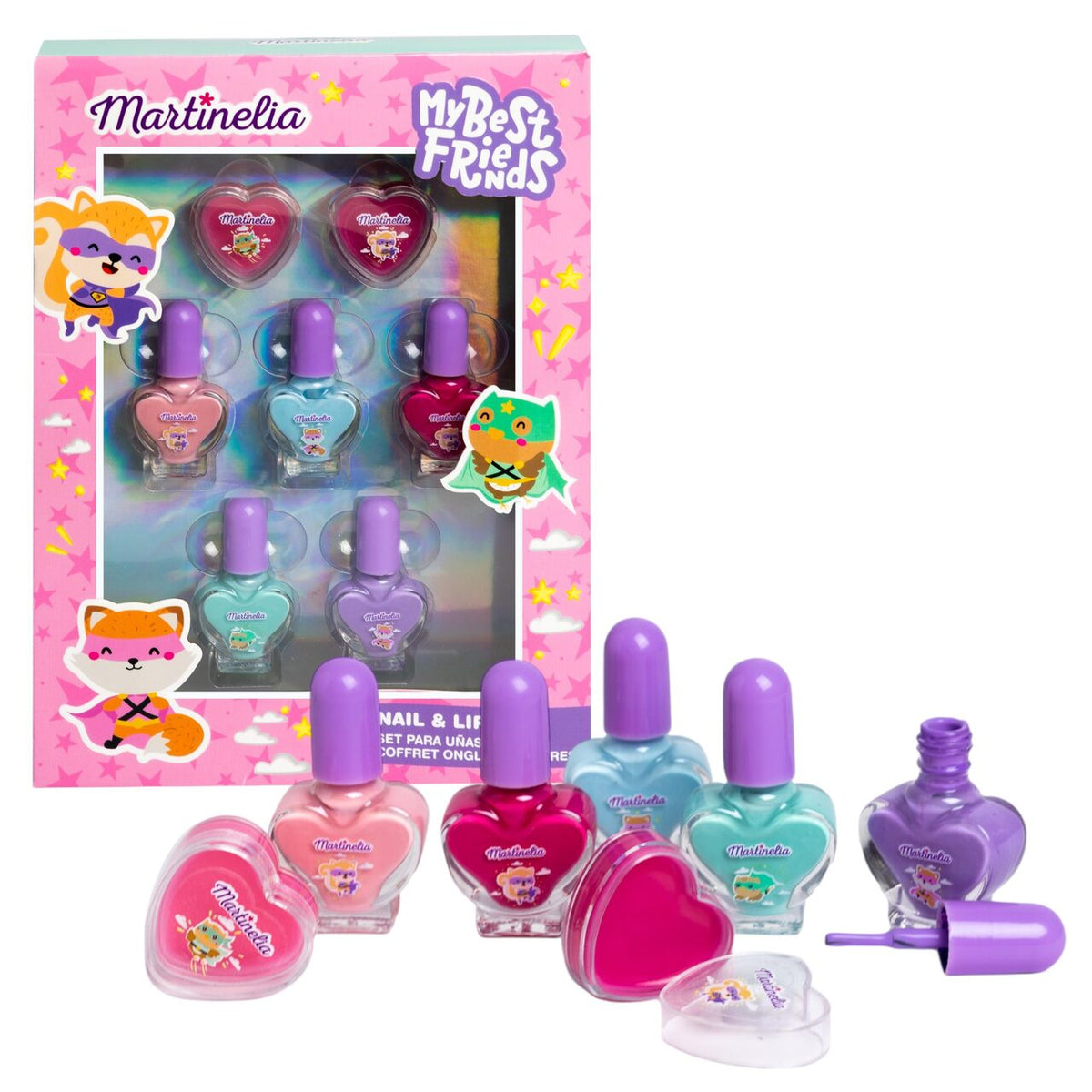 Set cosmetic pentru fetițe My Best Friends, Martinelia