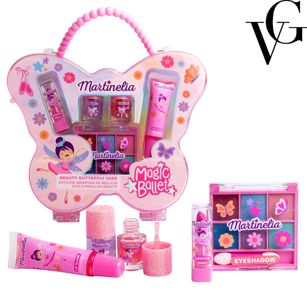Set de cosmetice pentru fetițe Butterfly Magic Ballet, Martinelia