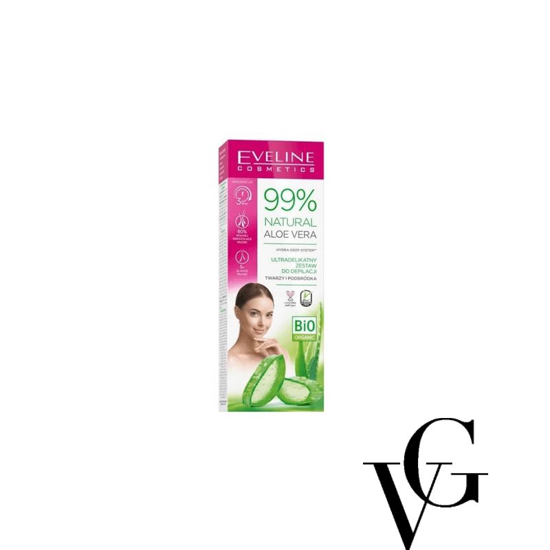 Set epilare pentru față și bărbie ultra-delicat, 20 ml, Eveline Cosmetics