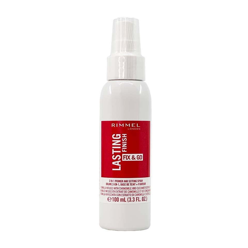Spray pentru fixarea machiajului Lasting Finish Fix & Go, 100 ml, Rimmel London