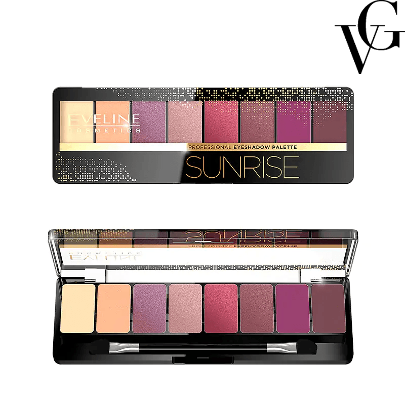 Paletă fard ochi Eyeshadow Professional, 9.6gr, Eveline Cosmetics