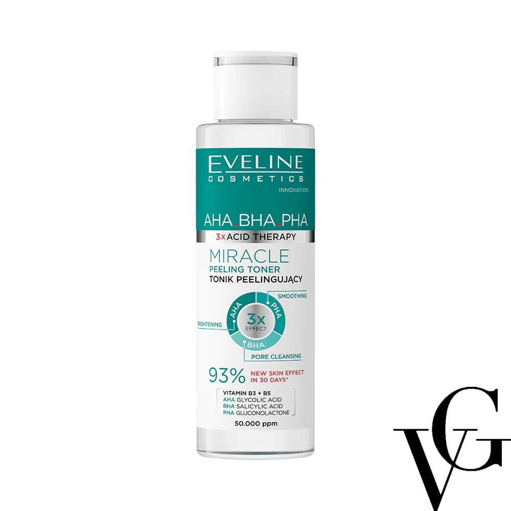 Toner exfoliant Miracle, 110 ml, Eveline Cosmetics