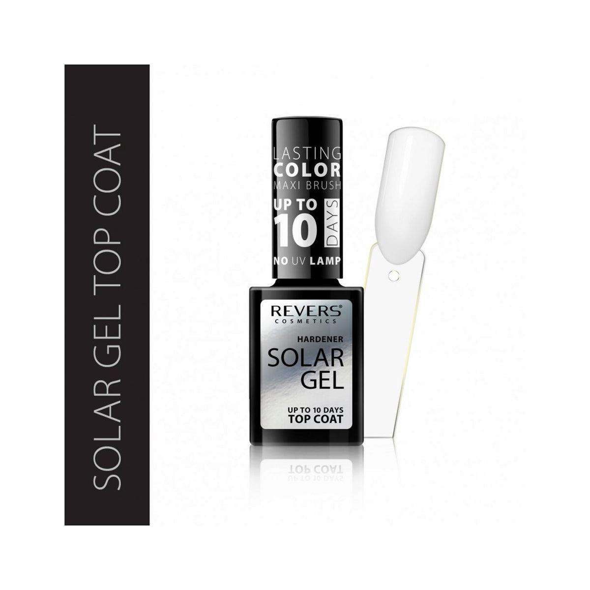 Lac de unghii Solar Gel, Top Coat, 12 ml, Revers Cosmetics