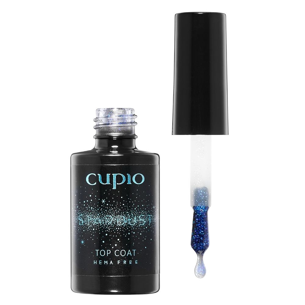 Top Coat Stardust HEMA FREE, 8 ml, Cupio