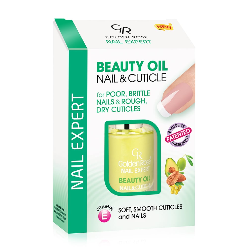 Ulei pentru unghii și cuticule Beauty Oil, 11 ml, Golden Rose
