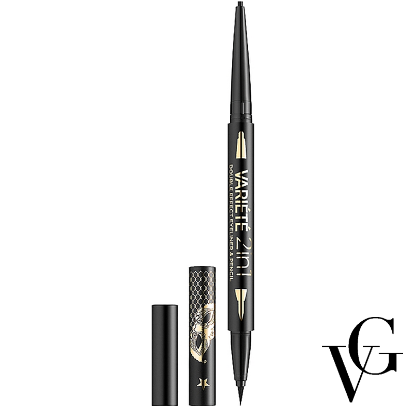 Tuș de ochi Variete Double Effect 2in1, 7 ml, Eveline Cosmetics