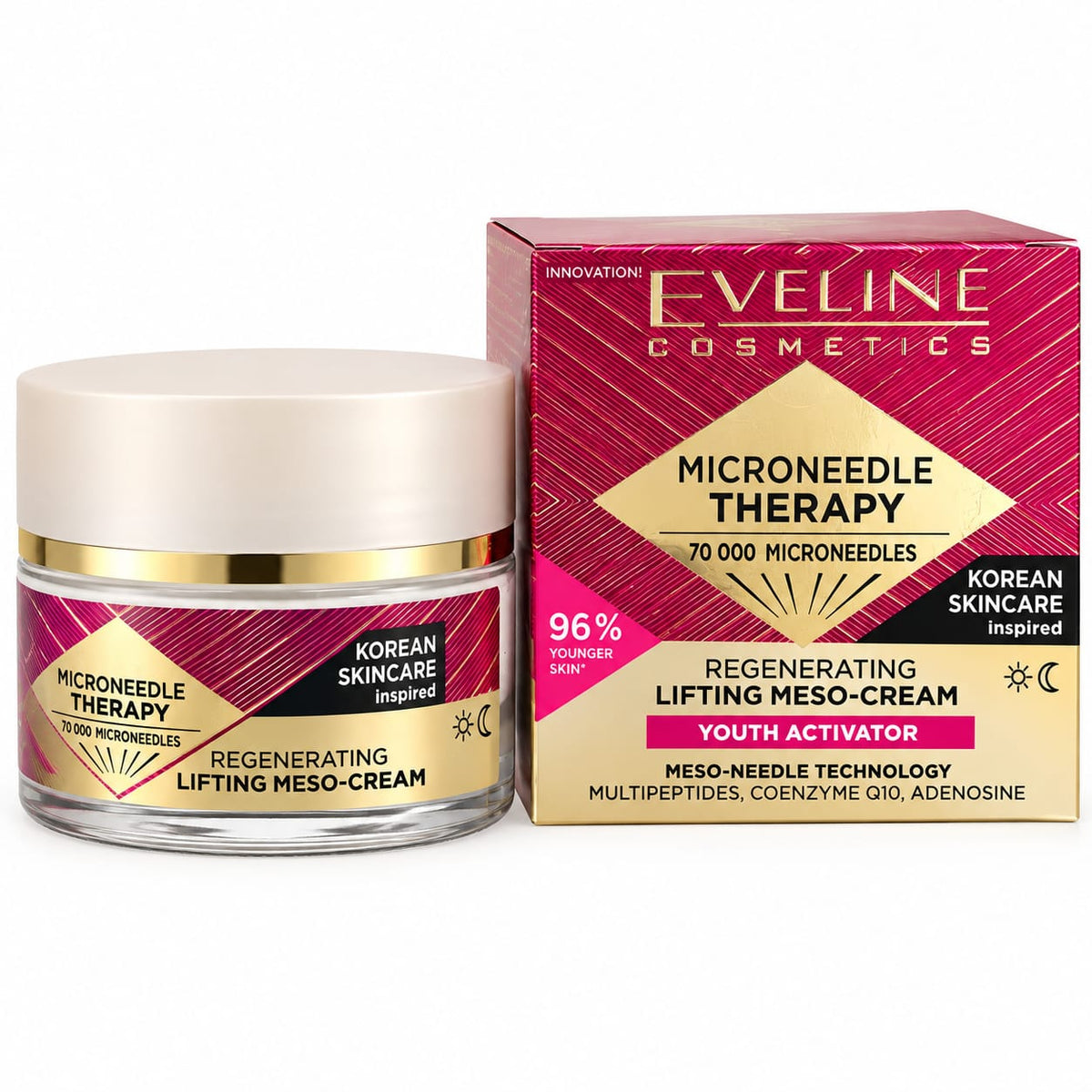 Eveline Cosmetics Microneedle Therapy – Cremă regenerantă și lifting,50 ml