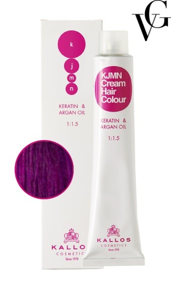 Vopsea de păr profesională 0.22, Mixton violet, 100 ml, Kallos