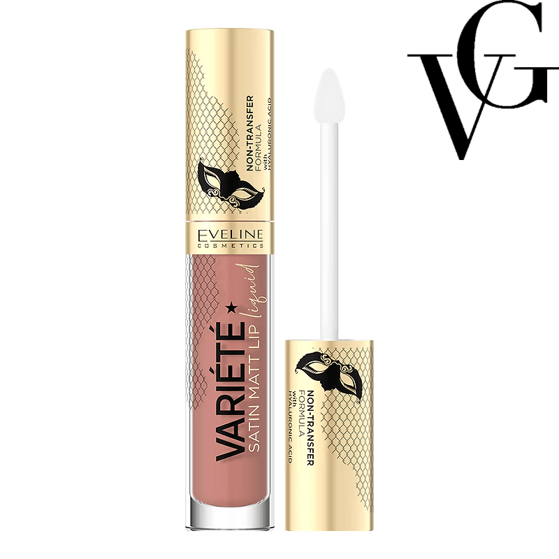 Ruj lichid Variete Satin Matt Lip Liquid, 4.5 ml, Eveline Cosmetics