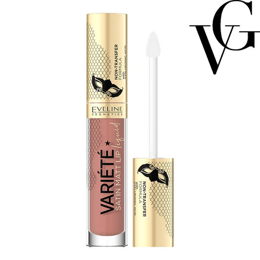 Ruj lichid Variete Satin Matt Lip Liquid, 4.5 ml, Eveline Cosmetics