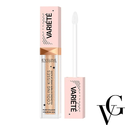Luciu de buze Cooling Kisses Variete, 6,8 ml, Eveline Cosmetics