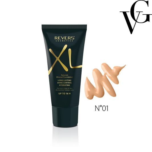 Fond de ten hidratant XL 01, 30 ml, Revers Cosmetics