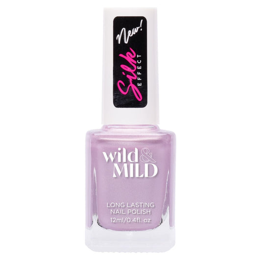 Lac de unghii Wild & Mild Silk Effect, N.01 - Violetta, 12 ml, Wild & Mild