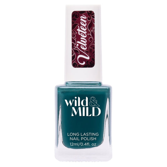 Lac de unghii Wild & Mild Velveteen, N.01 - Evergreen, 12 ml, Wild & Mild