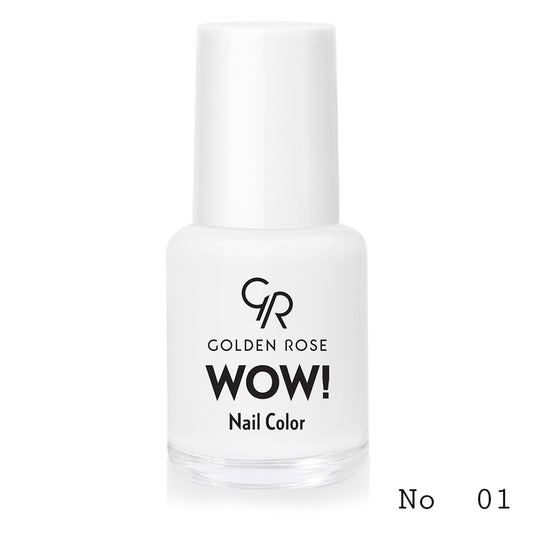 Lac de unghii WOW! Nail Color, 01, 6 ml, Golden Rose