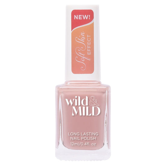 Lac de unghii Wild & Mild Soft Skin Effect, N.01 - Creamy Dream, 12 ml, Wild & Mild