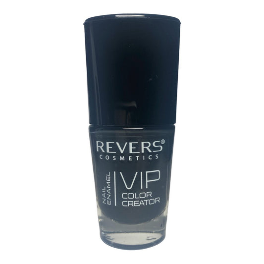 Lac de unghii VIP 3D, N.022 - Gri închis, 12 ml, Revers Cosmetics