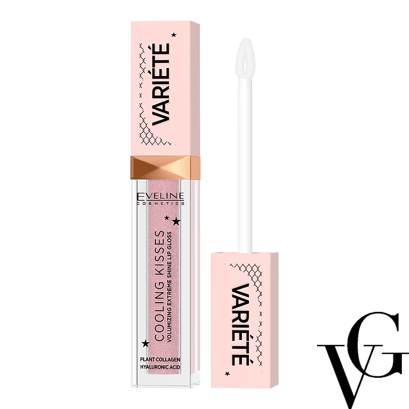 Luciu de buze Cooling Kisses Variete, 6,8 ml, Eveline Cosmetics