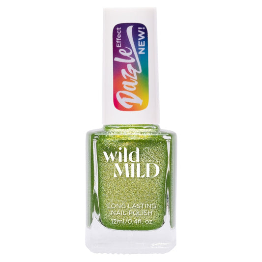 Lac de unghii Wild & Mild Dazzle Effect, N.02 - Silent Retreat, 12 ml, Wild & Mild