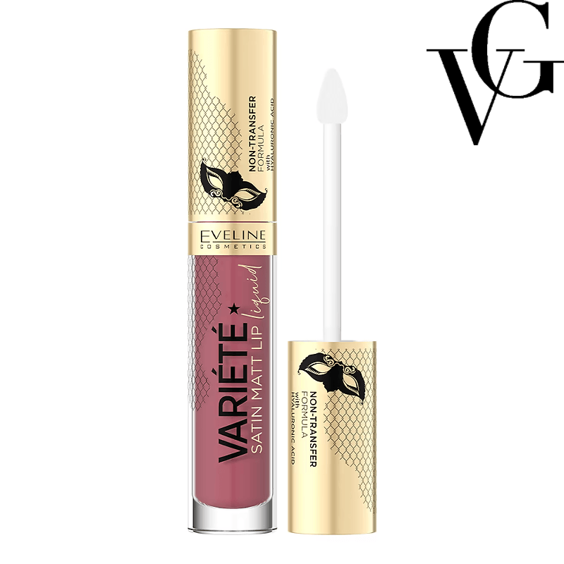 Ruj lichid Variete Satin Matt Lip Liquid, 4.5 ml, Eveline Cosmetics