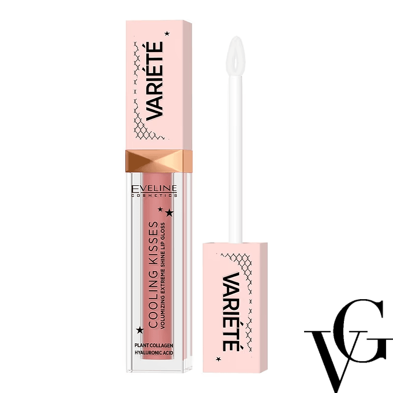 Luciu de buze Cooling Kisses Variete, 6,8 ml, Eveline Cosmetics