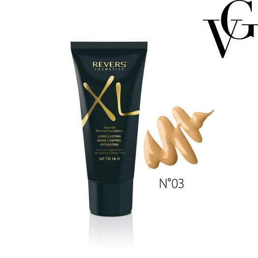 Fond de ten hidratant XL 03, 30 ml, Revers Cosmetics
