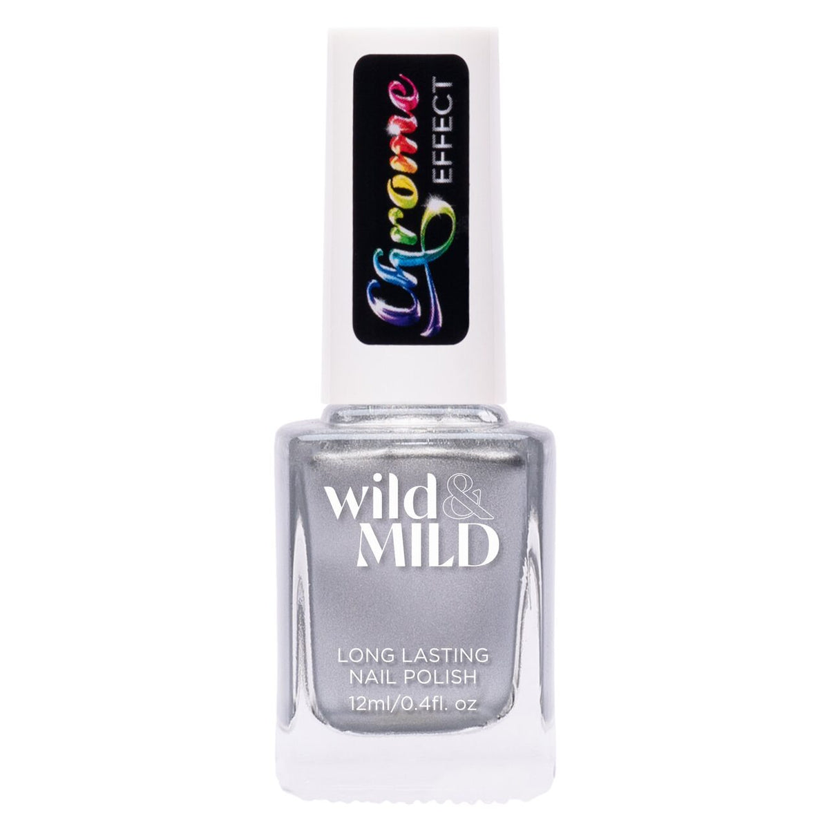 Lac de unghii Wild & Mild Chrome Effect, N.03 - Angel Delight, 12 ml, Wild & Mild