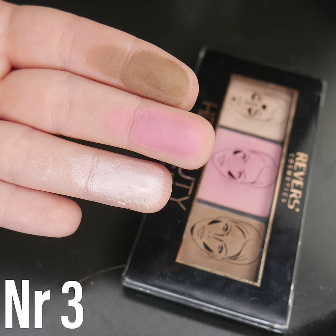 Kit contur Pro Contour HD Beauty 03, 12 gr, Revers Cosmetics