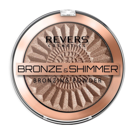 Pudră bronzantă Bronze and Shimmer 03, 9 gr, Revers Cosmetics