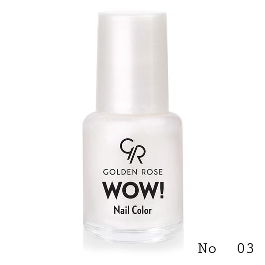 Lac de unghii WOW! Nail Color, 03, 6 ml, Golden Rose