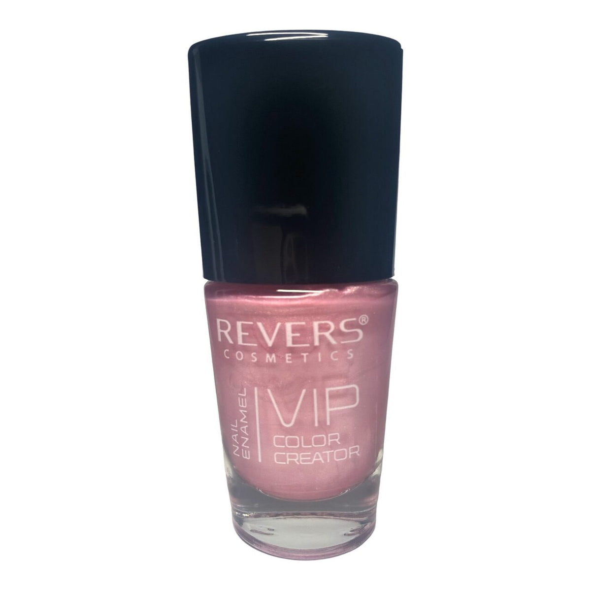 Lac de unghii VIP 3D, N.042 - Roz nude deschis sidefat, 12 ml, Revers Cosmetics
