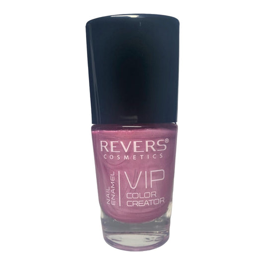 Lac de unghii VIP 3D, N.043 - Roz prăfuit sidefat, 12 ml, Revers Cosmetics