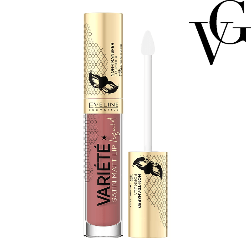Ruj lichid Variete Satin Matt Lip Liquid, 4.5 ml, Eveline Cosmetics