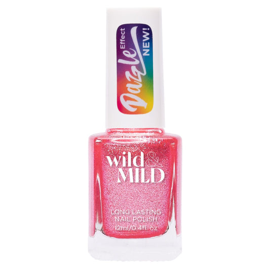 Lac de unghii Wild & Mild Dazzle Effect, N.04 - Pretty Promise, 12 ml, Wild & Mild