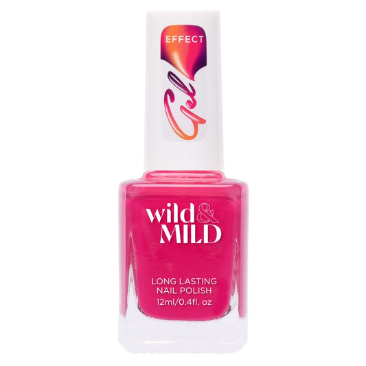 Lac de unghii Wild & Mild Gel Effect, N.04 - Pink NRG, 12 ml, Wild & Mild