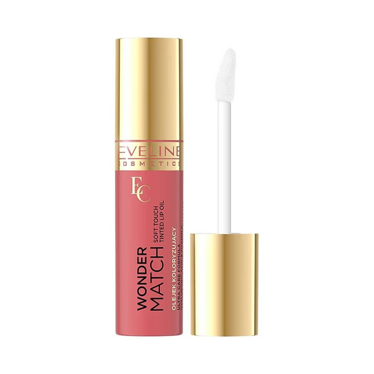 Ulei de buze colorat Wonder Match, N.04 Raspberry Sorbet, 5 ml, Eveline Cosmetics